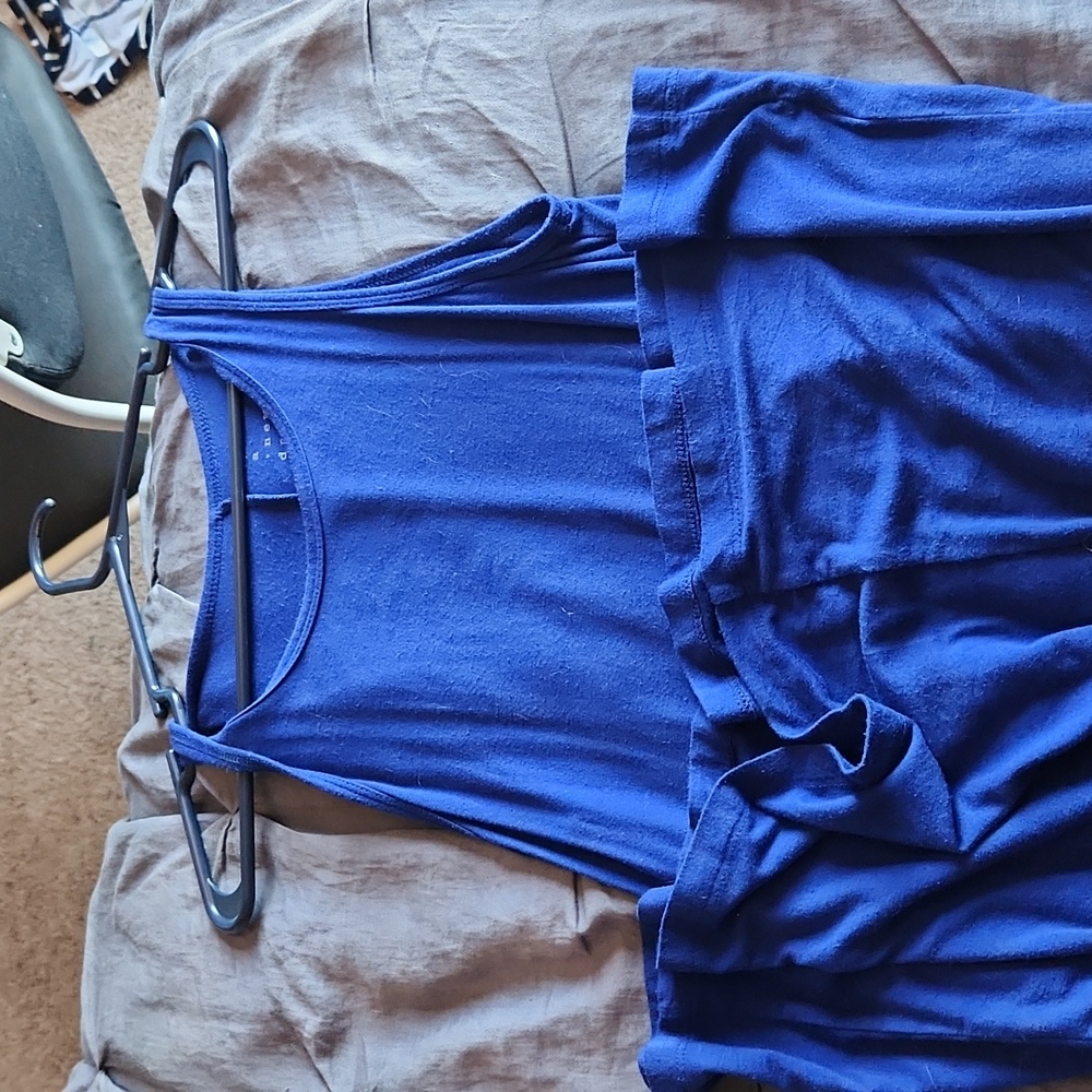 Blue Shirt Dress